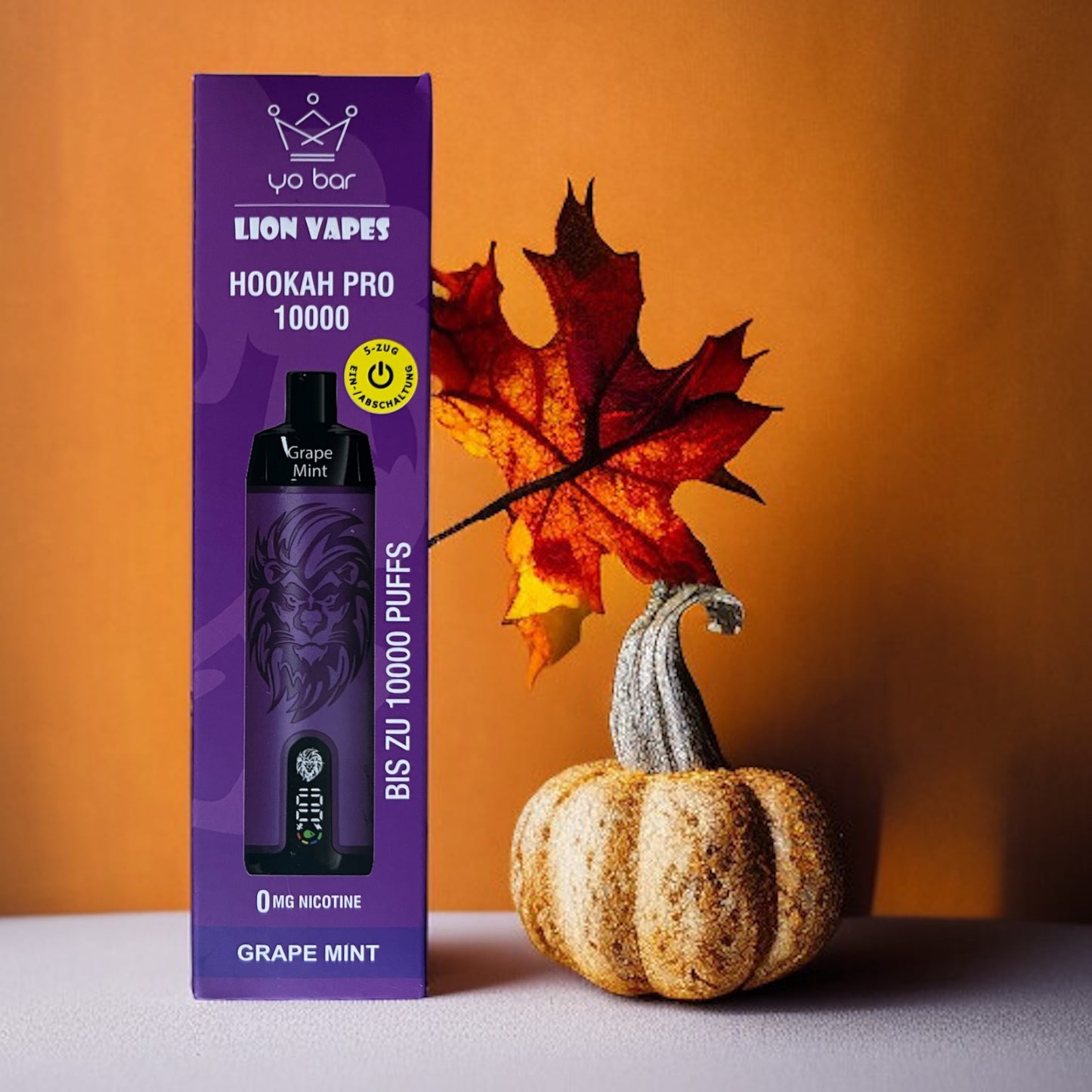 Yo Bar Lion Vape Grape Mint